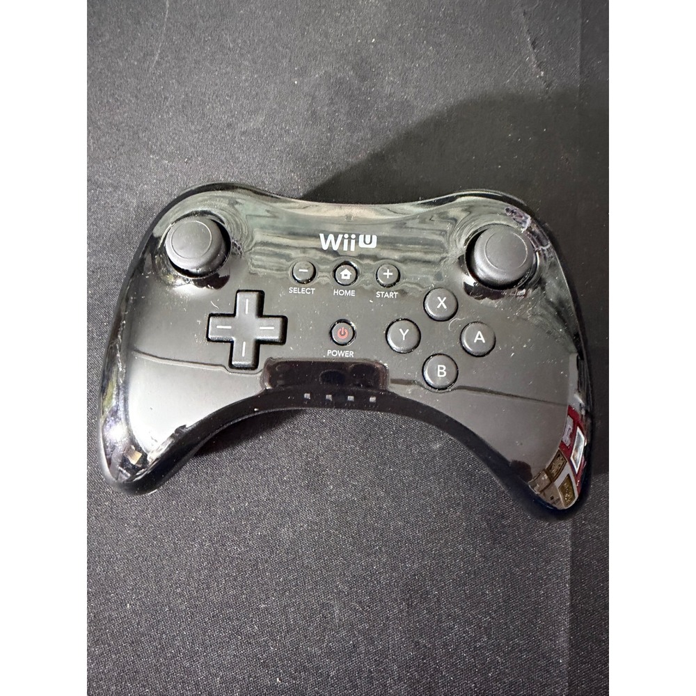 Nintendo Wii U Pro Controller WUP-005 Black Excellent Wireless Gamepad